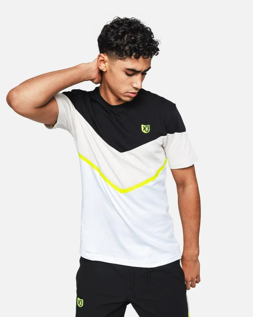 T-shirt FK AWK II - Noir/Beige/Jaune