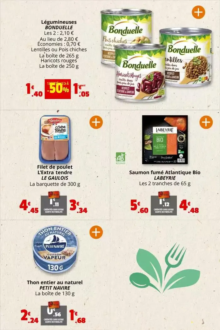 SAINES, SAVOUREUSES ET À PRIX TOUT DOUX ! du 26 mars au 6 avril 2025 - Catalogue page 8