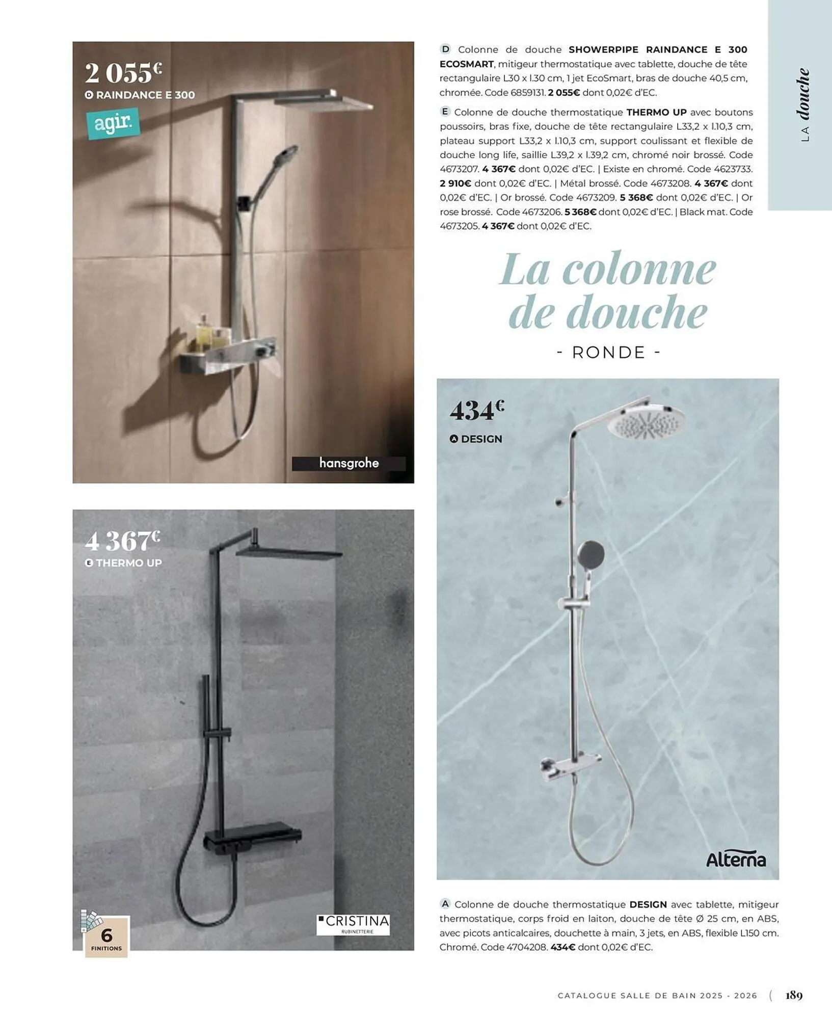 Catalogue Cedeo du 3 juin au 31 décembre 2025 - Catalogue page 189