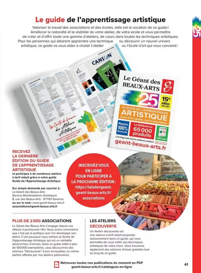 Catalogue Le Géant des Beaux-Arts du 6 janvier au 31 décembre 2025 - Catalogue page 136