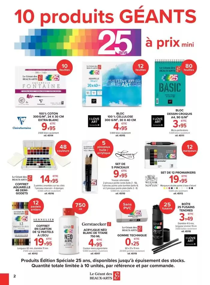 Offres Géantes jusqu'à -50% du 30 janvier au 19 mars 2025 - Catalogue page 2