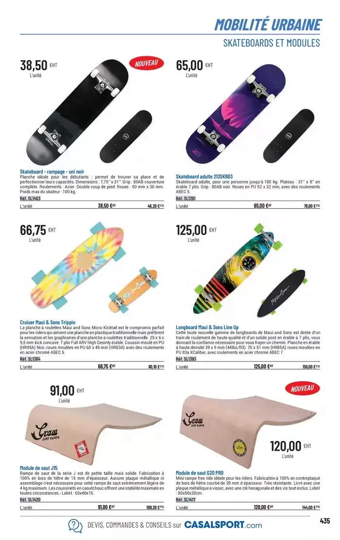 ÉQUIPEMENT SPORTIF du 6 mars au 31 décembre 2025 - Catalogue page 407