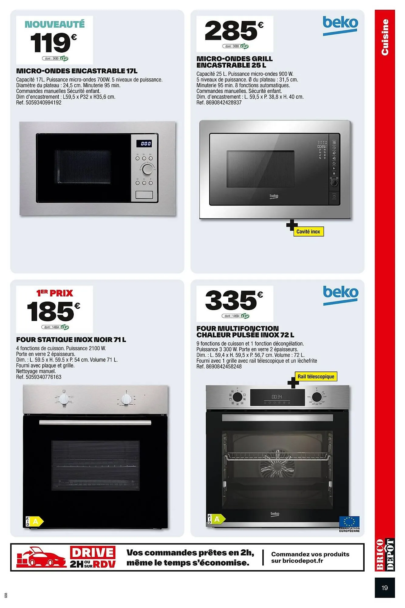 Catalogue Brico Dépôt du 1 août au 14 août 2025 - Catalogue page 19