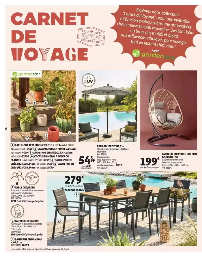Design prix bas : le décor est planté du 4 mars au 15 juin 2025 - Catalogue page 6