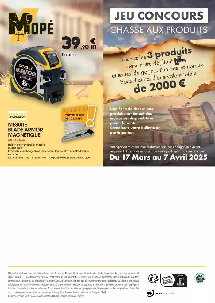 M'OPE Bâtiment mars 2025 du 10 mars au 19 avril 2025 - Catalogue page 16