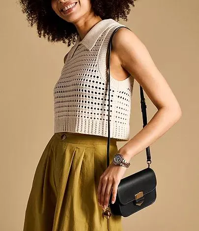 Sac porté croisé avec rabat PM Lennox