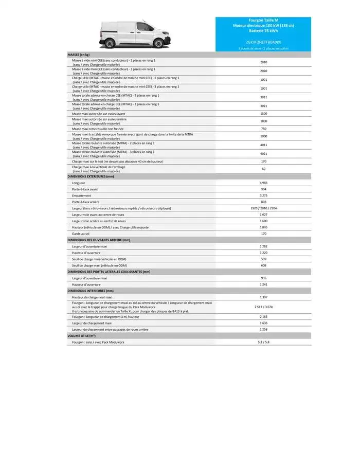 Opel Vivaro du 4 avril au 4 avril 2026 - Catalogue page 23