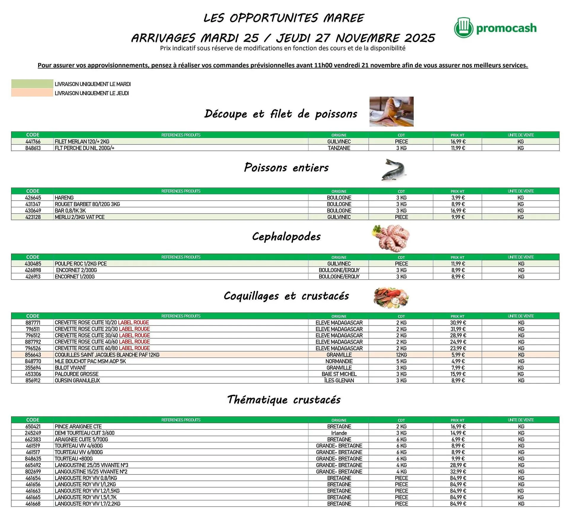 Catalogue Promocash du 22 novembre au 27 novembre 2025 - Catalogue page 1