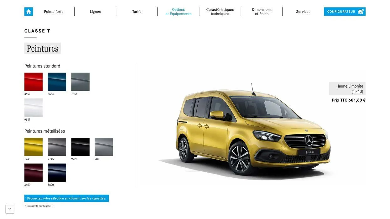 Classe T du 9 septembre au 31 août 2025 - Catalogue page 11