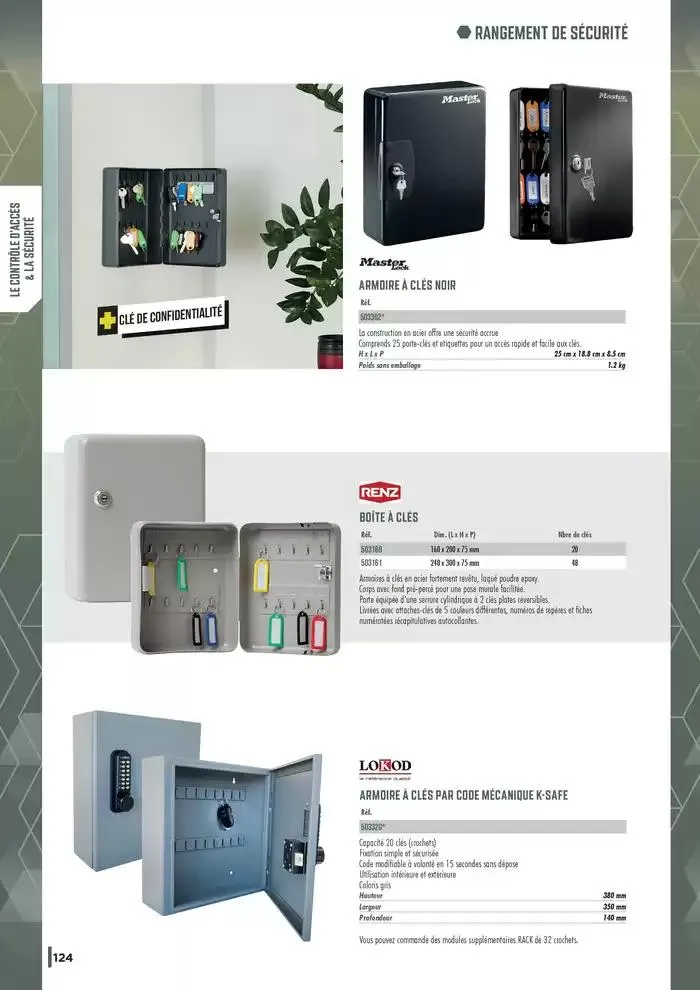 Guide Quincaillerie Serrurerie 2025 - 2026 du 1 avril au 1 avril 2026 - Catalogue page 126