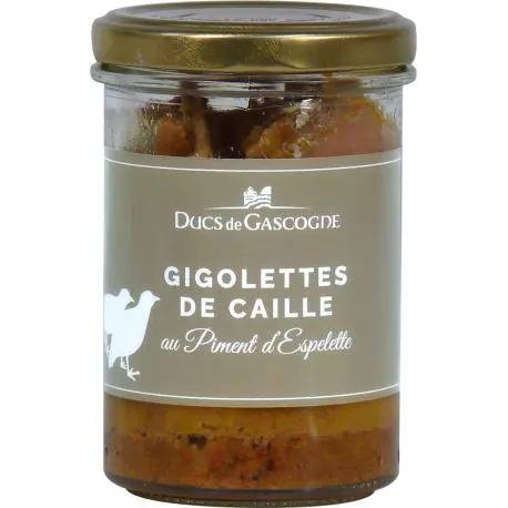 Gigolettes de caille au piment d'Espelette