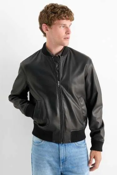 Bomber jacket - faux leather
