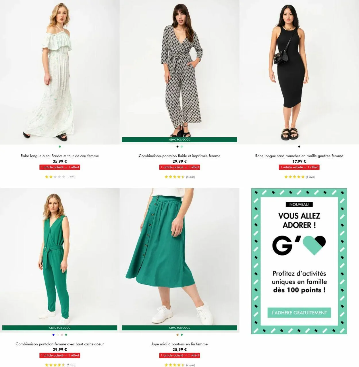 Gémo Catalogue actuel du 31 juillet au 13 août 2024 - Catalogue page 4