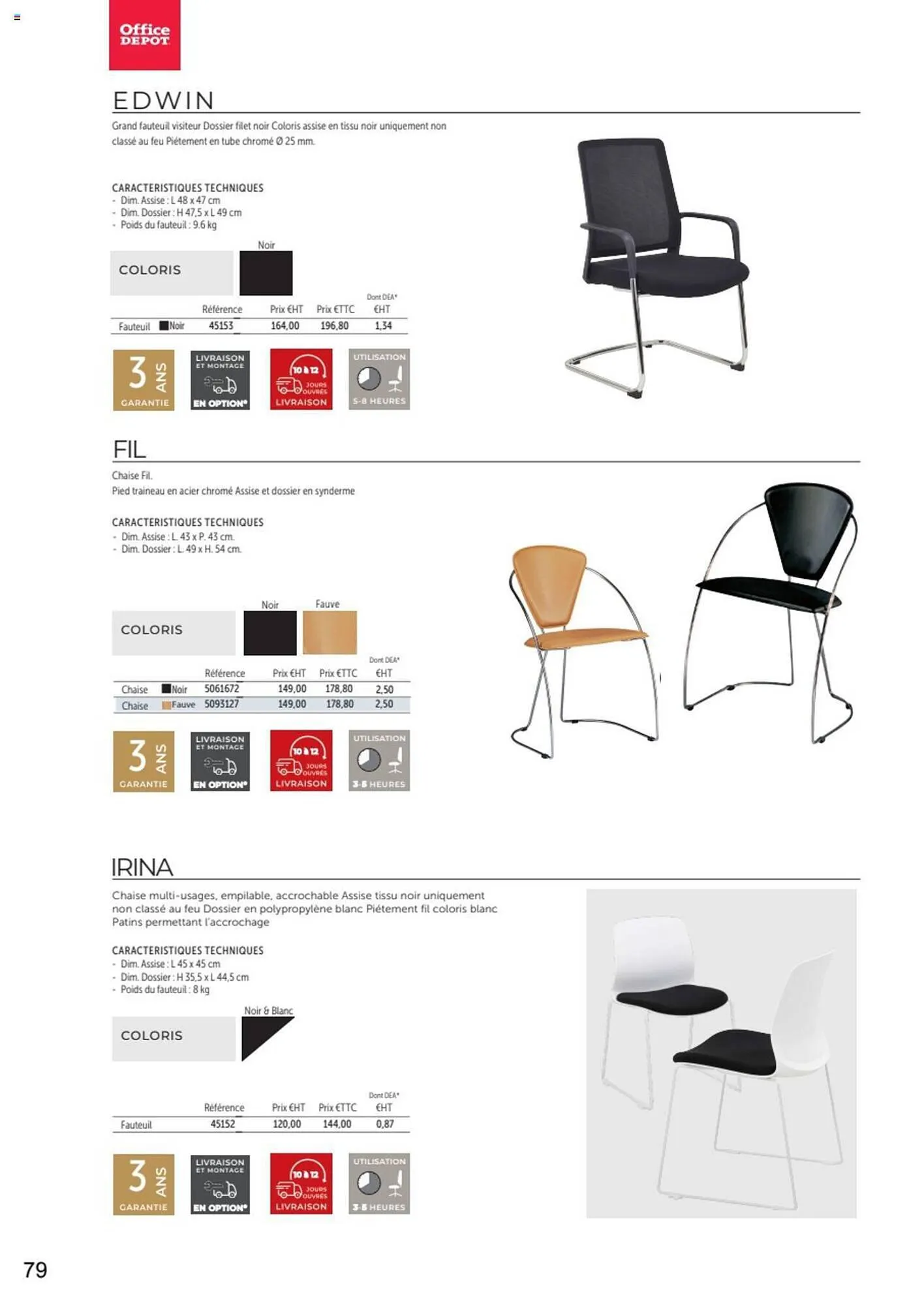 Catalogue Office Depot du 20 octobre au 27 octobre 2023 - Catalogue page 80