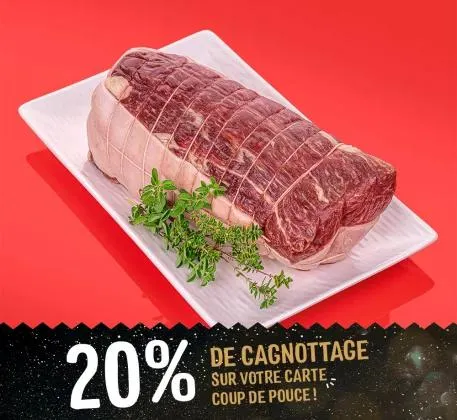 Rôti de Bœuf filet bardé