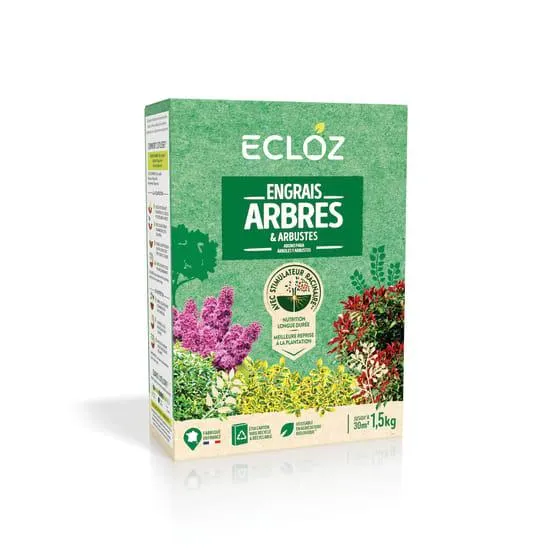 Engrais Arbres & Arbustes boîte 1,5 kg - ECLOZ