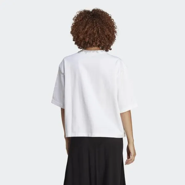 T-shirt avec Trèfle à motif pied-de-poule Originals