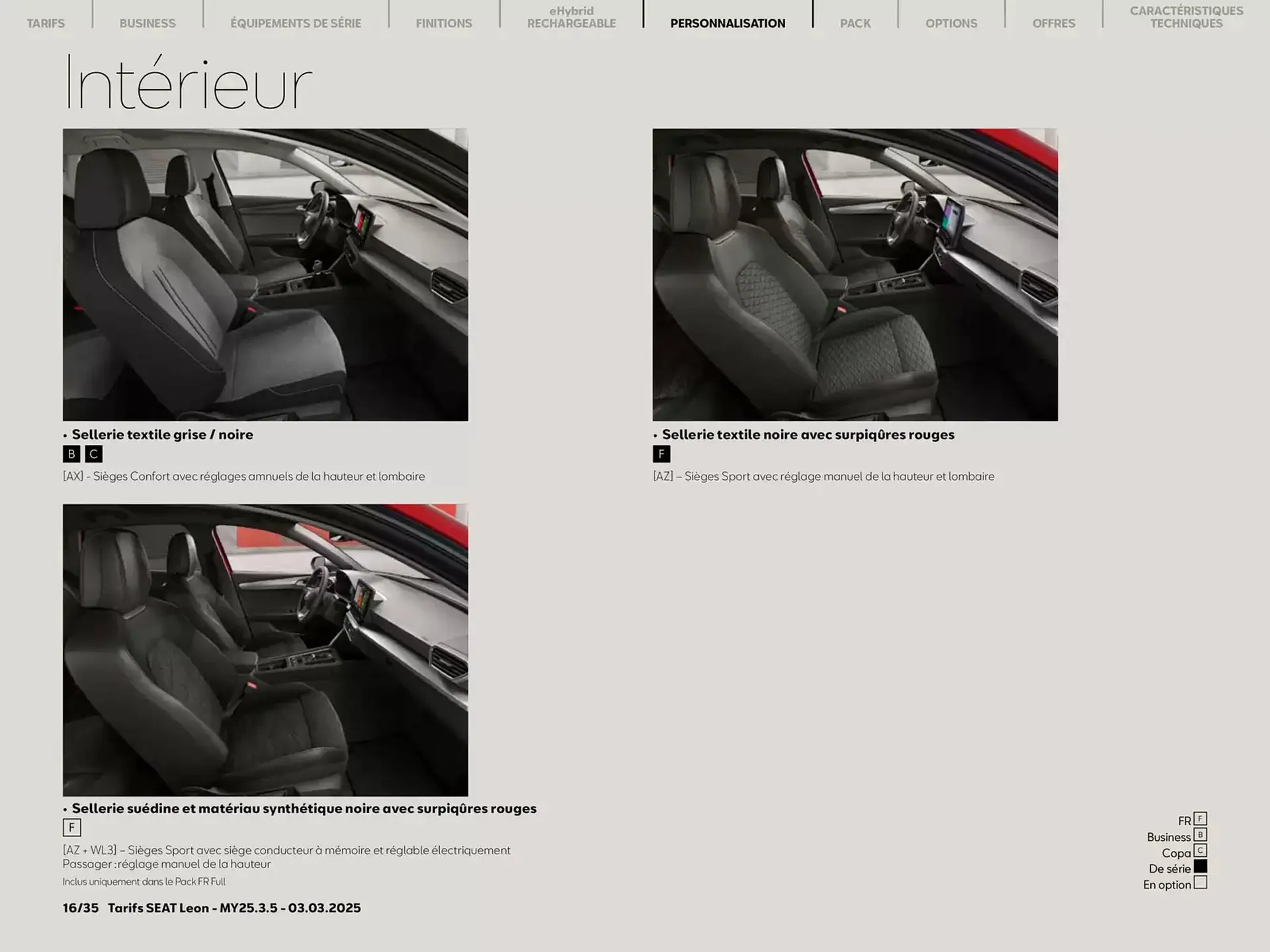 Catalogue SEAT du 5 mars au 5 mars 2026 - Catalogue page 16