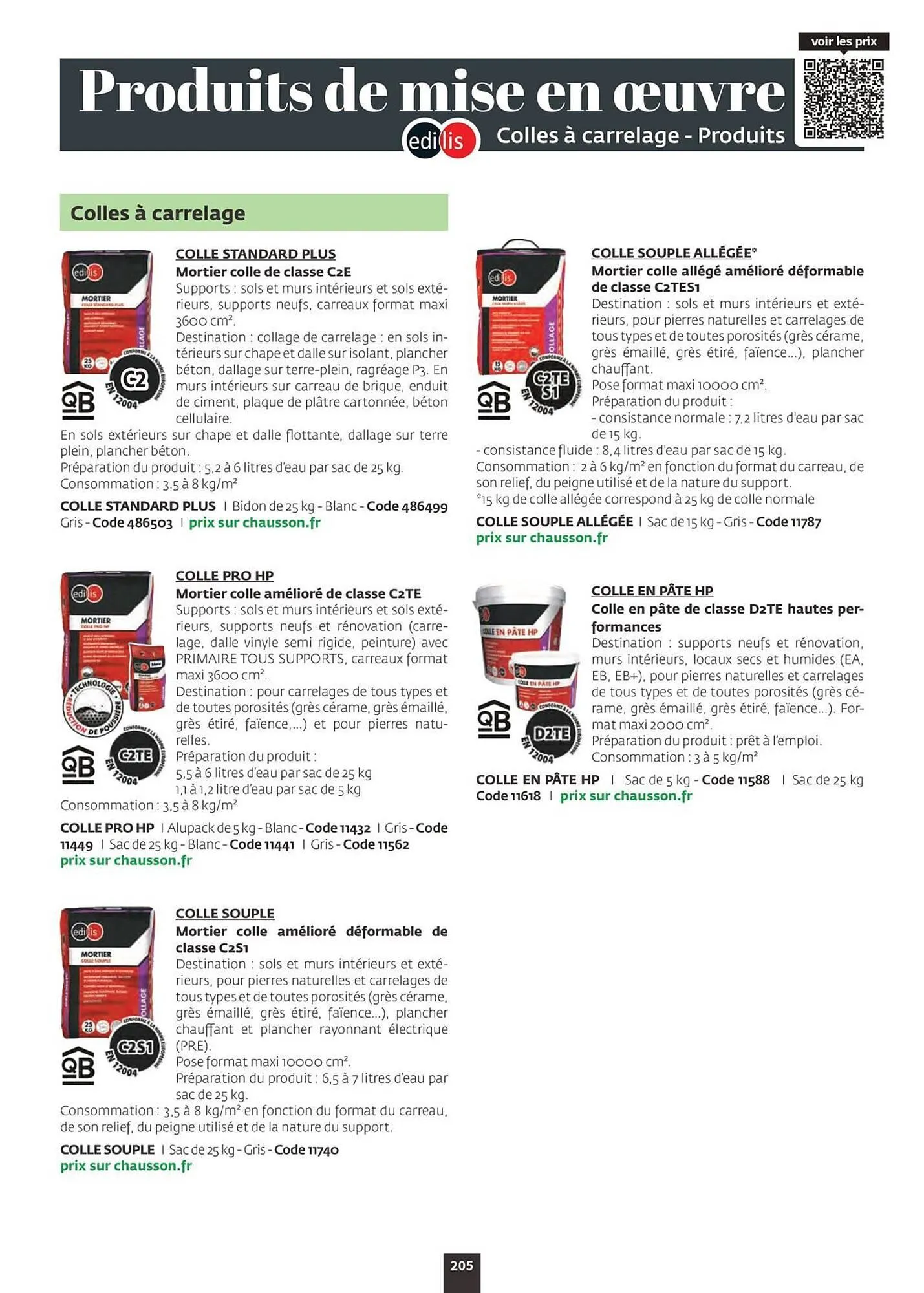 Catalogue Chausson Matériaux du 12 septembre au 31 décembre 2026 - Catalogue page 207