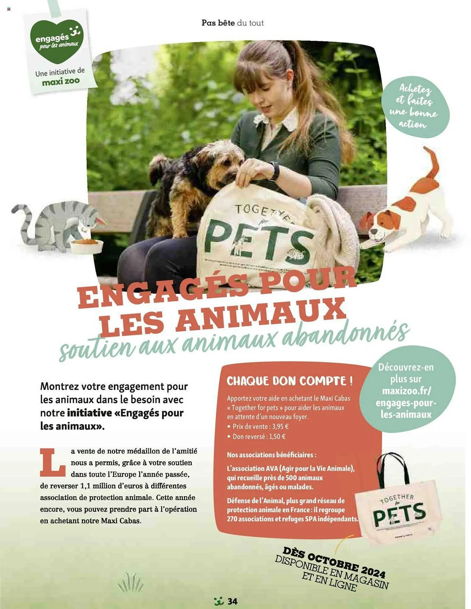 Catalogue Maxi Zoo du 1 septembre au 3 novembre 2024 - Catalogue page 34
