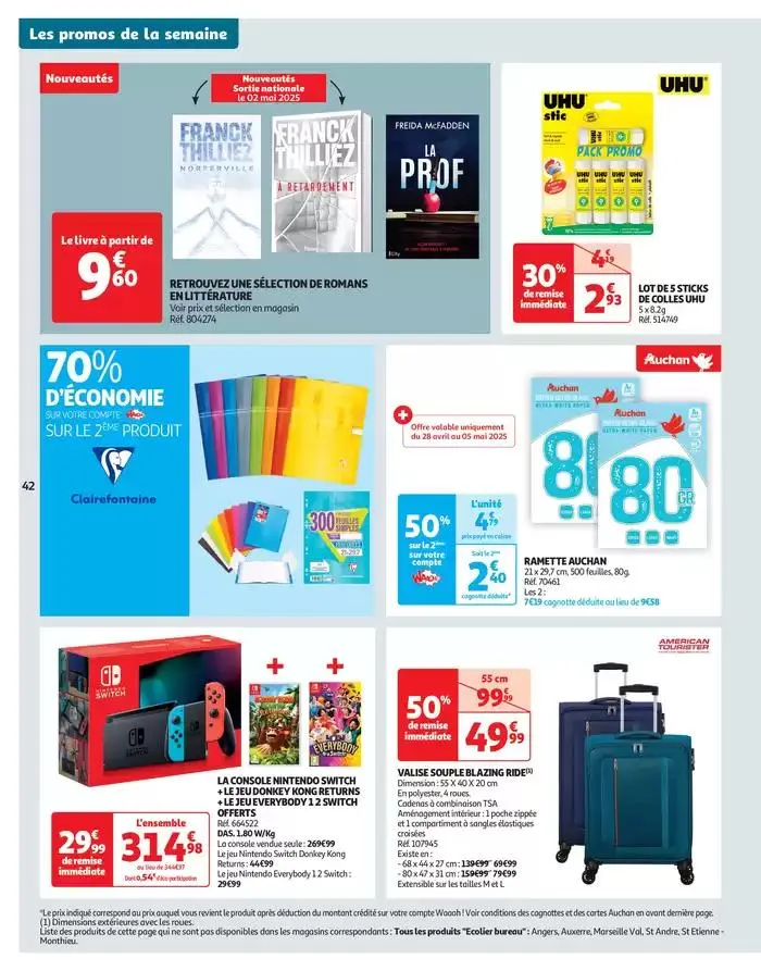 Des prix aussi bas, c'est le top du 29 avril au 11 mai 2025 - Catalogue page 46