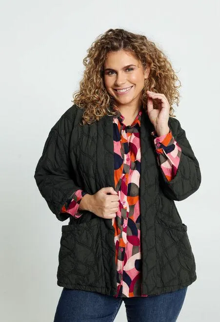 Veste brodée esprit kimono