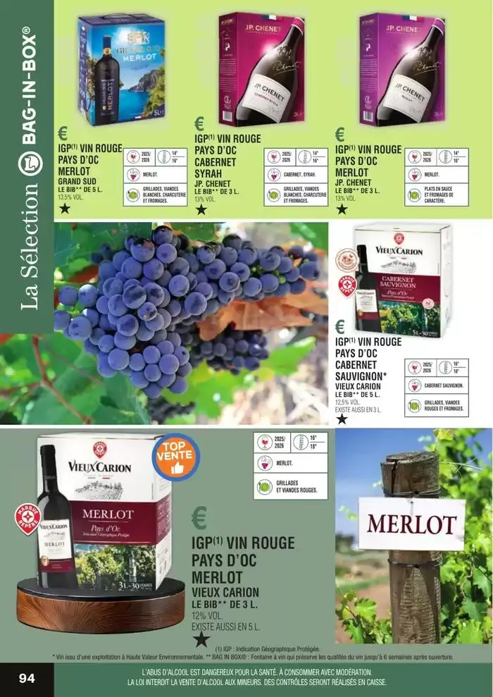 GUIDE DES VINS 2025 2026 du 27 février au 31 janvier 2027 - Catalogue page 94
