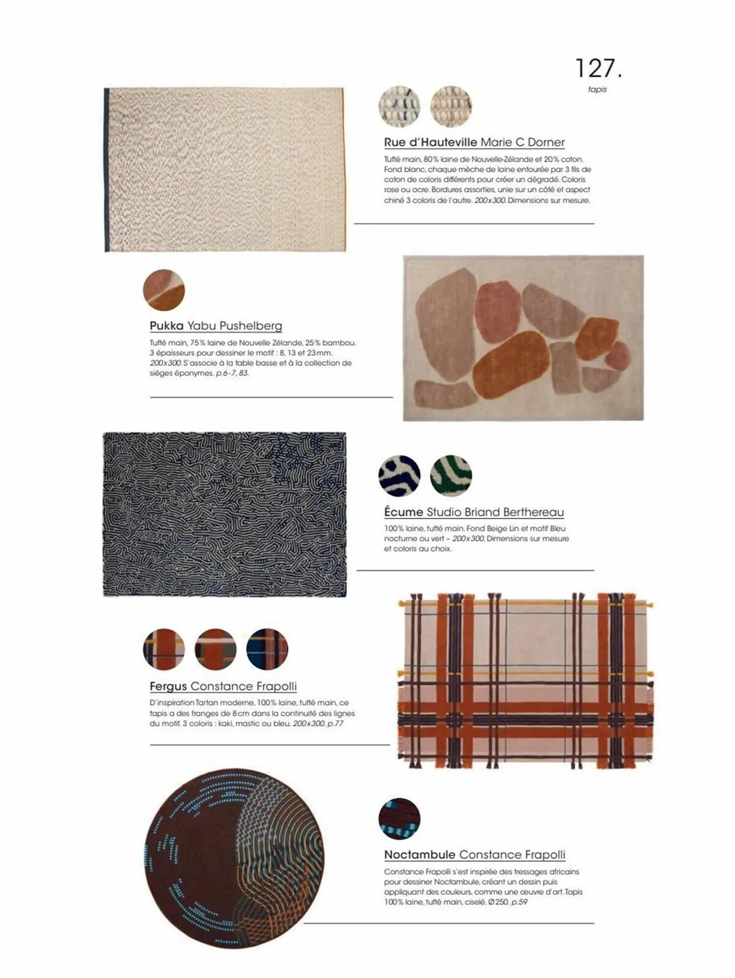 Catalogue Cinna du 5 janvier au 31 décembre 2023 - Catalogue page 127