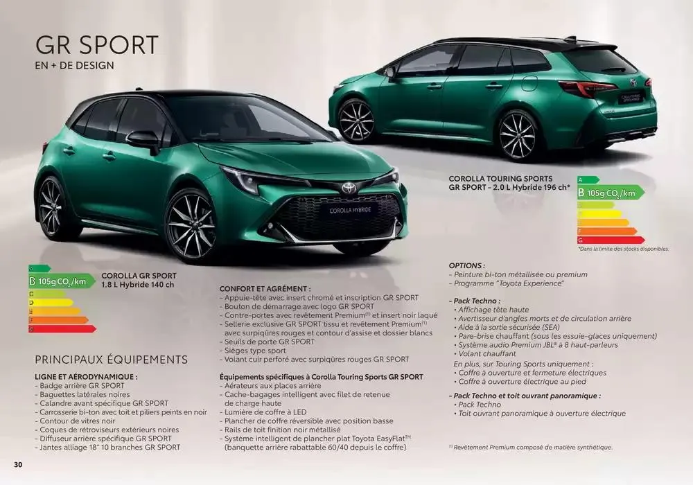 Toyota Corolla Hybride du 6 novembre au 6 novembre 2025 - Catalogue page 30