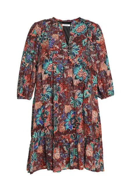 Robe tunique en viscose avec lurex