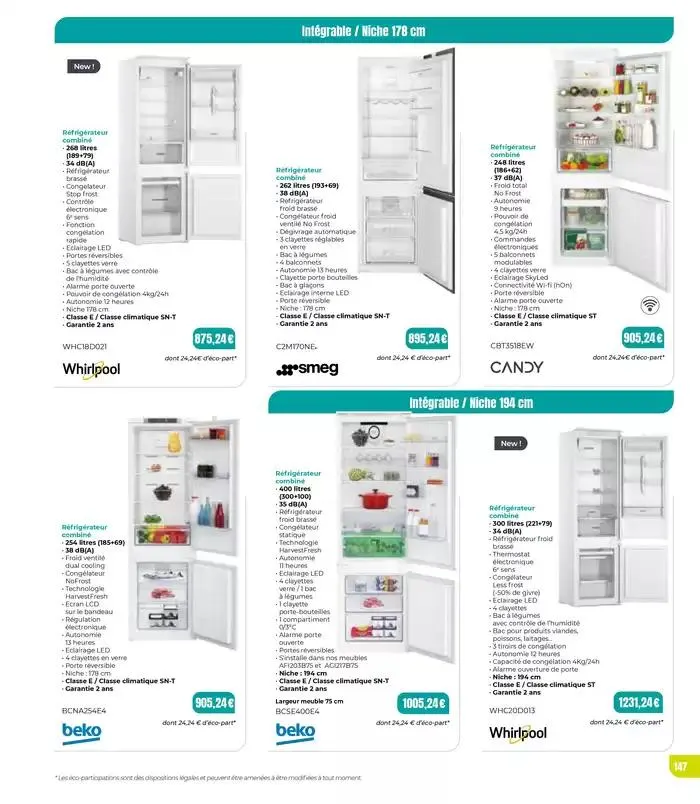 Consultez le menu avant de vous mettre en cuisine. du 7 janvier au 31 décembre 2025 - Catalogue page 147