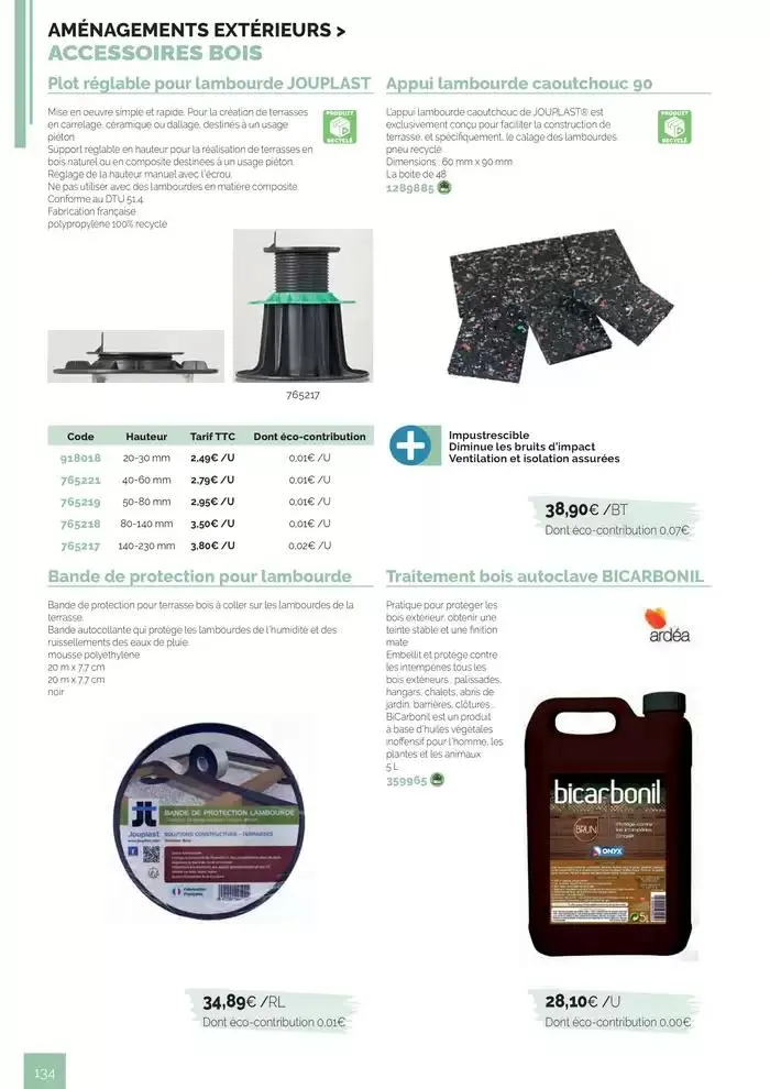BOIS PANNEAUX 2025 2026 du 30 avril au 31 décembre 2026 - Catalogue page 134
