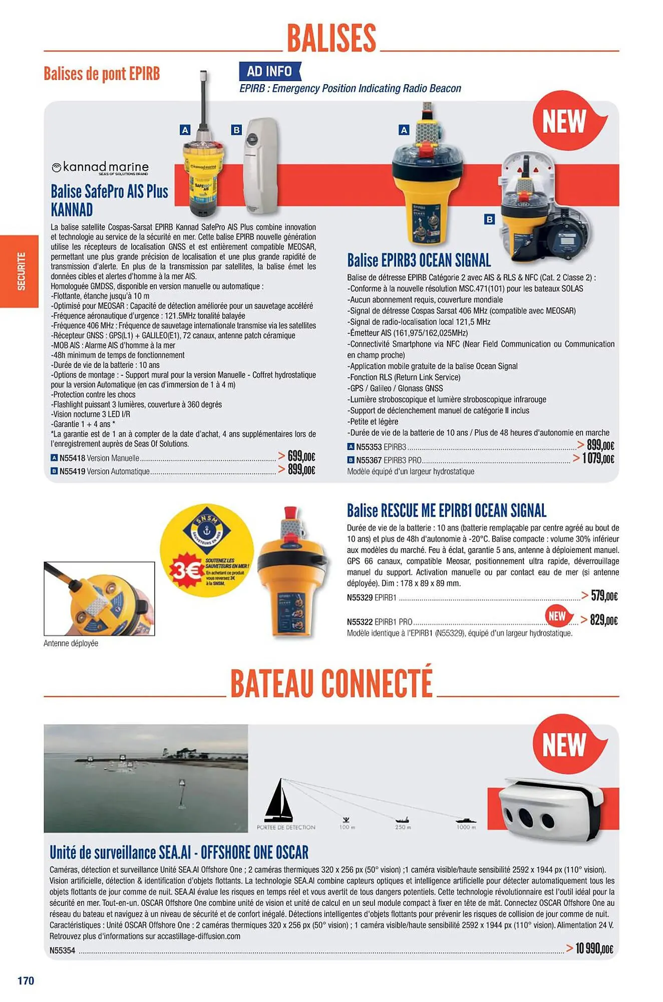 Catalogue Accastillage Diffusion du 1 mars au 31 décembre 2023 - Catalogue page 172