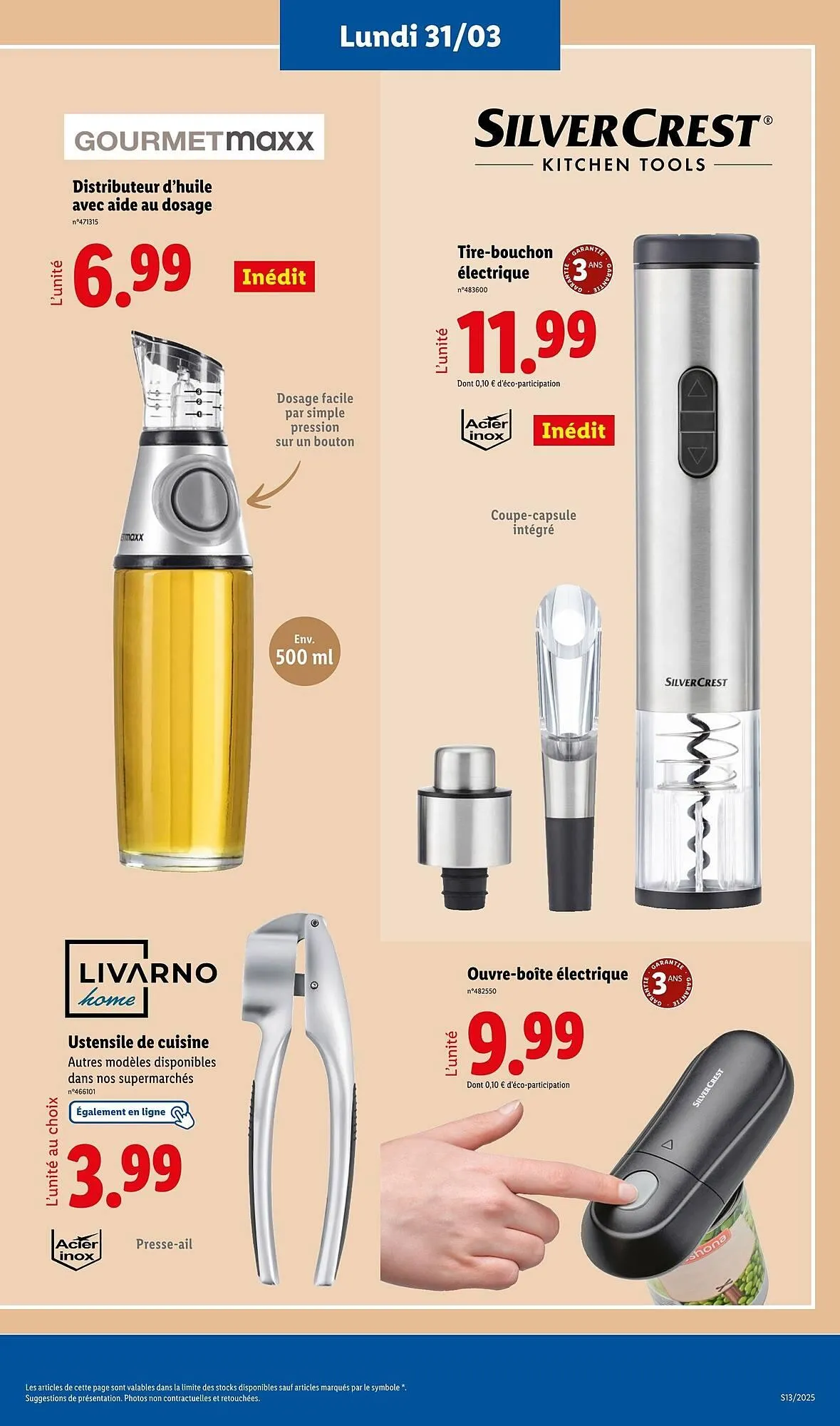 Catalogue Lidl du 31 mars au 3 avril 2025 - Catalogue page 13