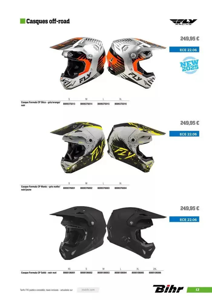 FLY RACING 2025 du 20 novembre au 31 août 2025 - Catalogue page 15