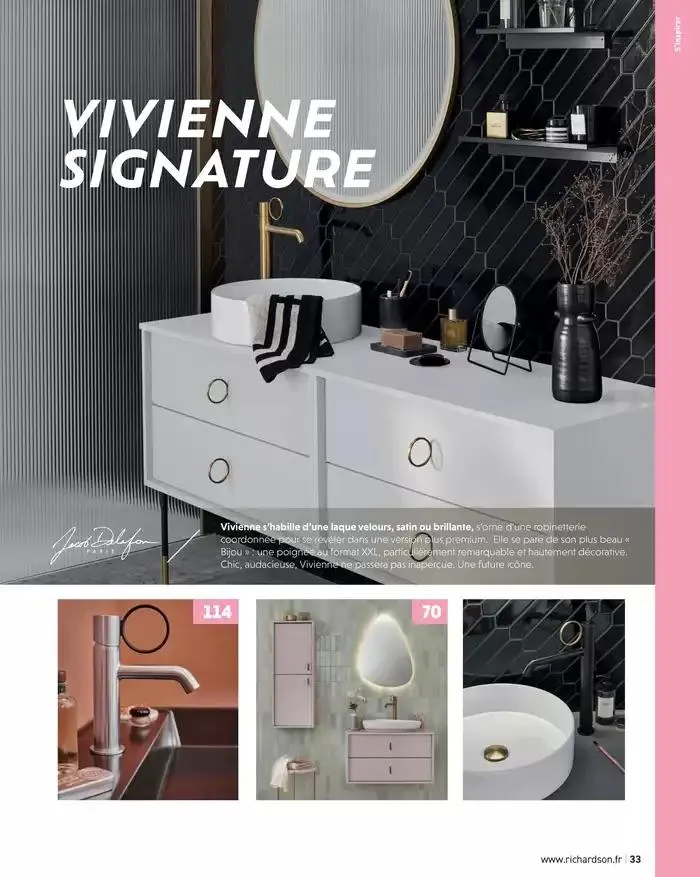 SALLE DE DE BAINS ET CARRELAGE 2025 du 11 avril au 31 décembre 2025 - Catalogue page 35