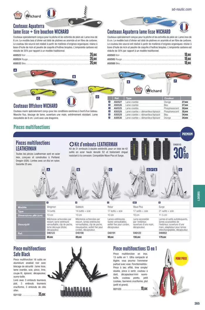 Catalogue Accastillage Diffusion 2025 du 1 janvier au 31 décembre 2025 - Catalogue page 267