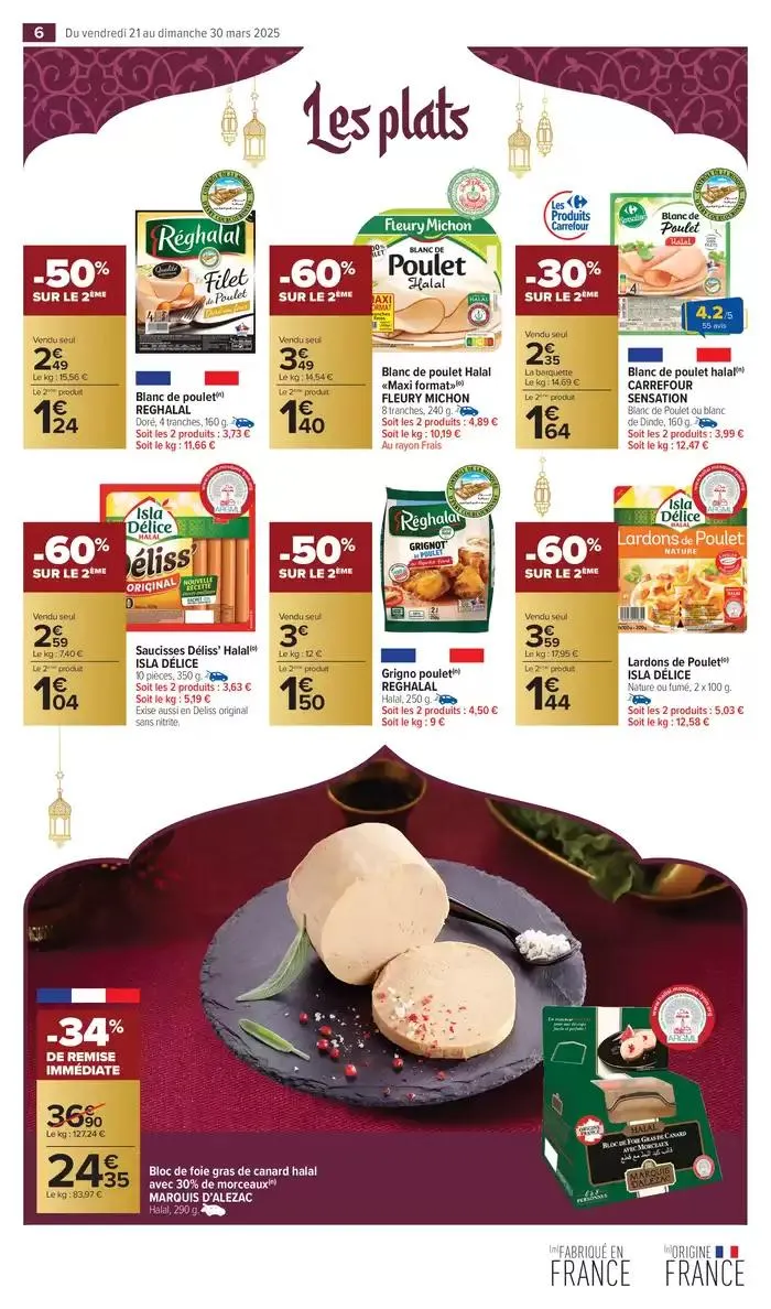 TOUT L'AÏD EL-FITR A PETITS PRIX du 21 mars au 30 mars 2025 - Catalogue page 6