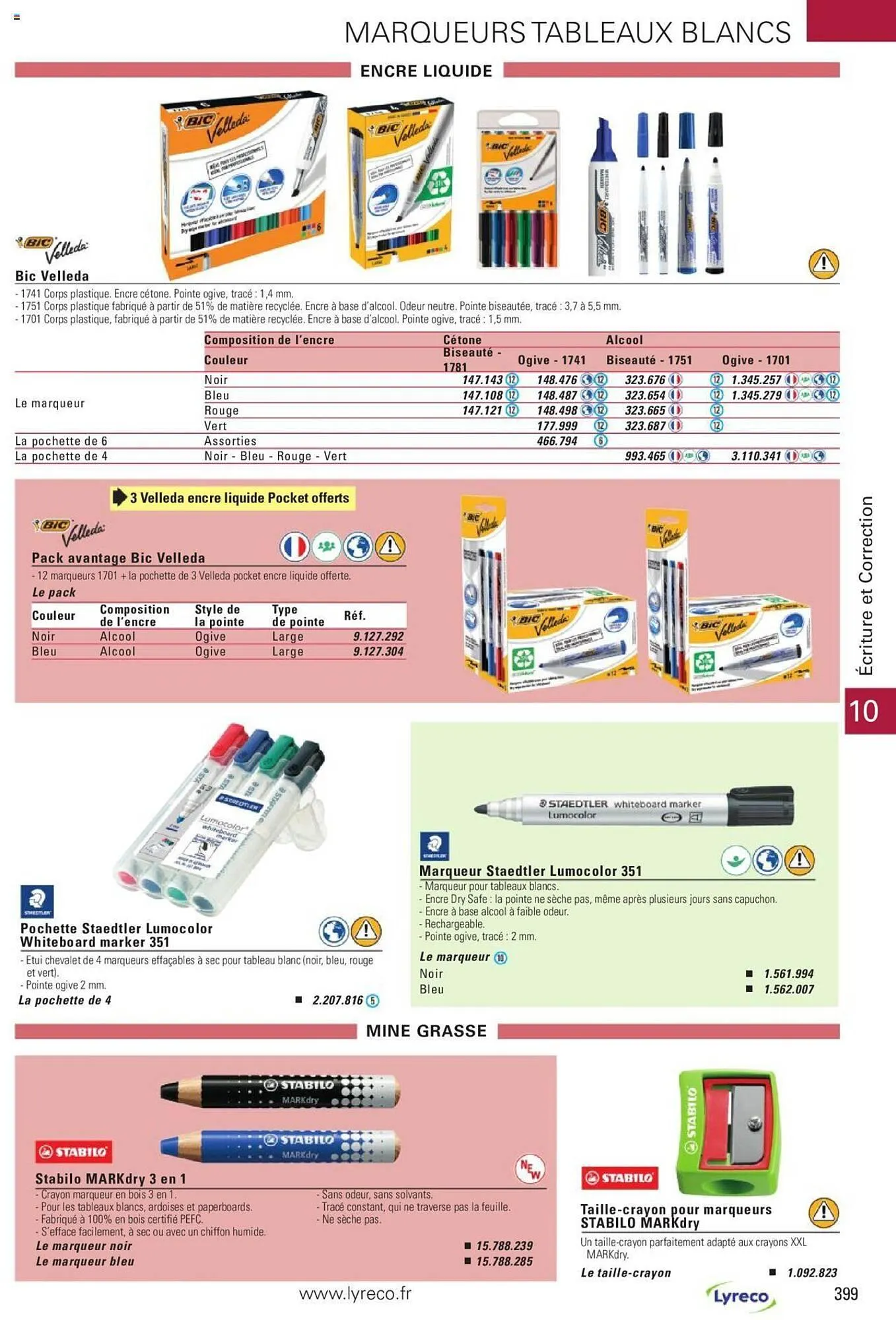 Catalogue Lyreco du 15 mai au 31 décembre 2023 - Catalogue page 399