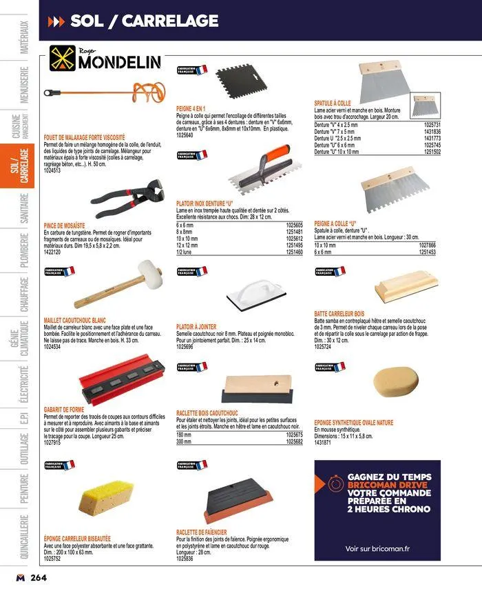 Guide produits 2024 du 15 mars au 31 décembre 2024 - Catalogue page 264