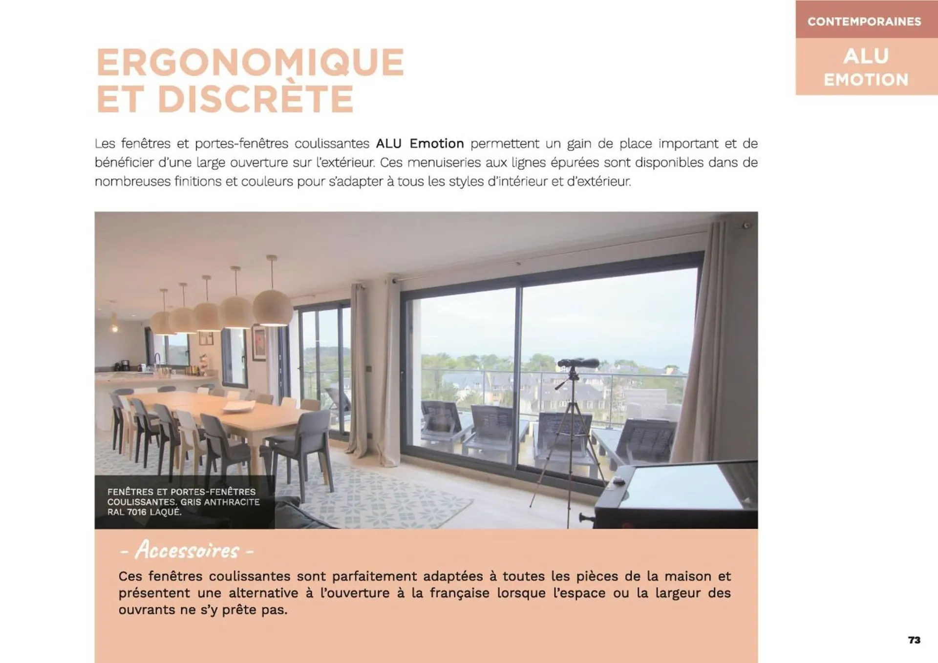 Catalogue Art & Fenêtres du 29 août au 31 décembre 2023 - Catalogue page 73