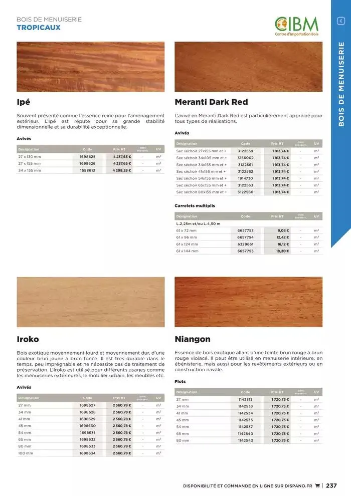 Catalogue 2025 Agenceurs du 25 avril au 31 décembre 2025 - Catalogue page 237