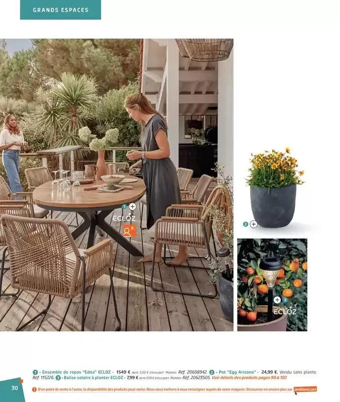 BARBEUC, SIESTE, PÉTANQUE PLACE À LA DÉTENTE du 27 février au 23 juin 2025 - Catalogue page 30