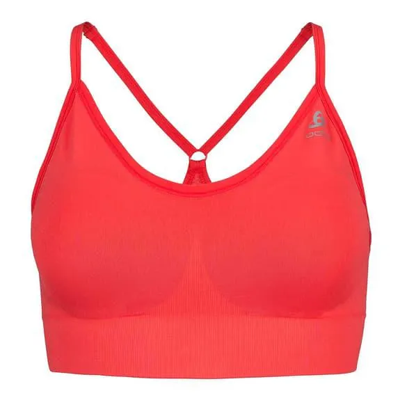 Soutien-gorge Odlo Padded Seamless Soft Sports Bra rouge clair