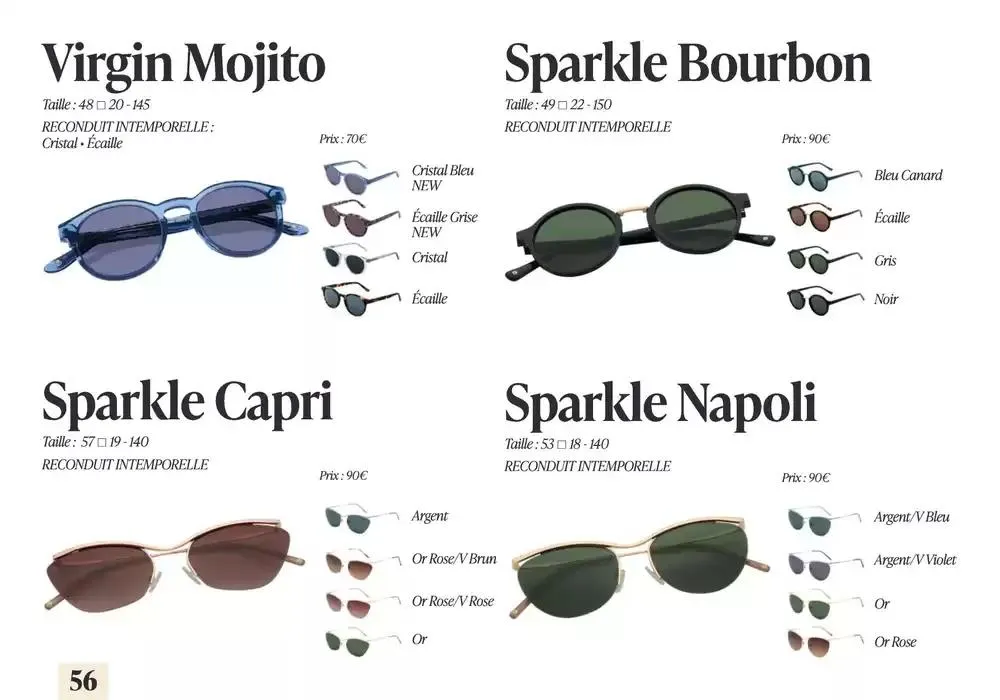 Lookbook Solaires 2025 du 19 février au 31 décembre 2025 - Catalogue page 55