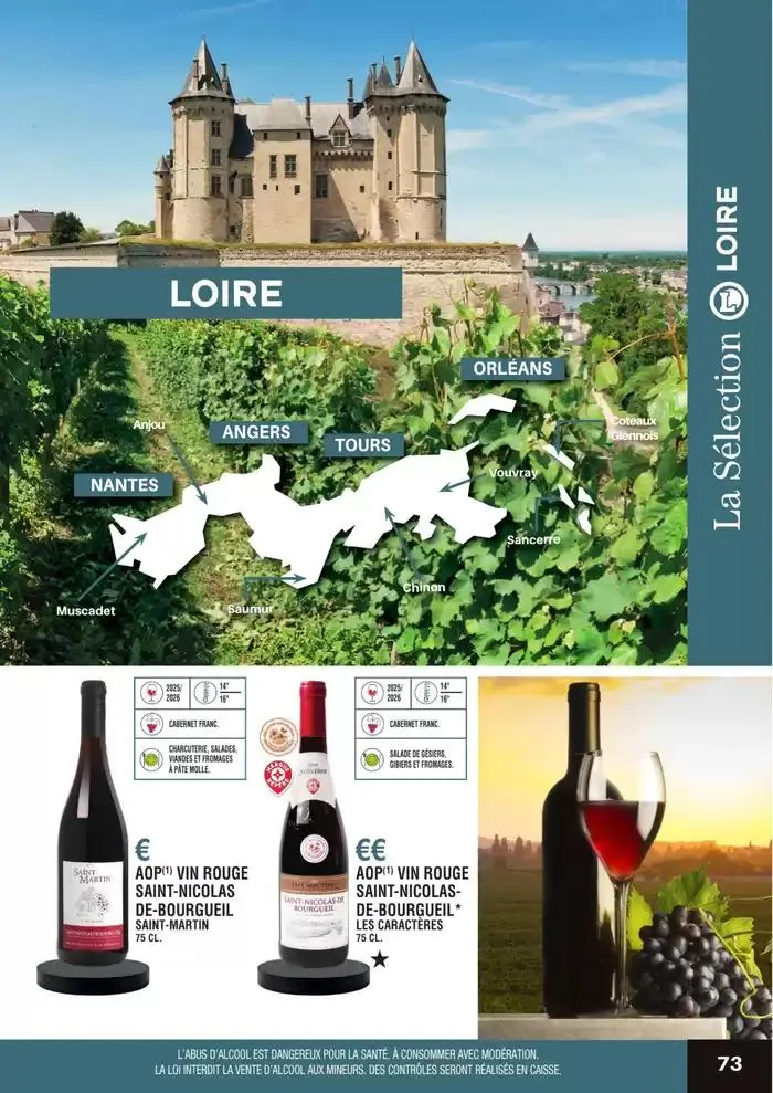 GUIDE DES VINS 2025 2026 du 27 février au 31 janvier 2027 - Catalogue page 73