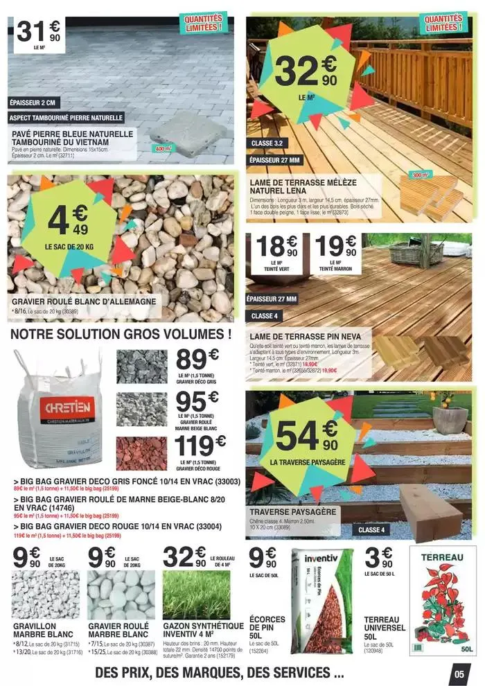 SPÉCIAL AMÉNAGEMENT EXTÉRIEUR du 7 mars au 29 mars 2025 - Catalogue page 5