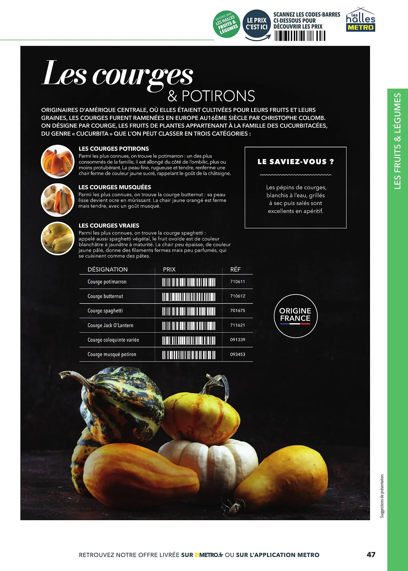 Catalogue METRO du 2 mars au 31 décembre 2025 - Catalogue page 47