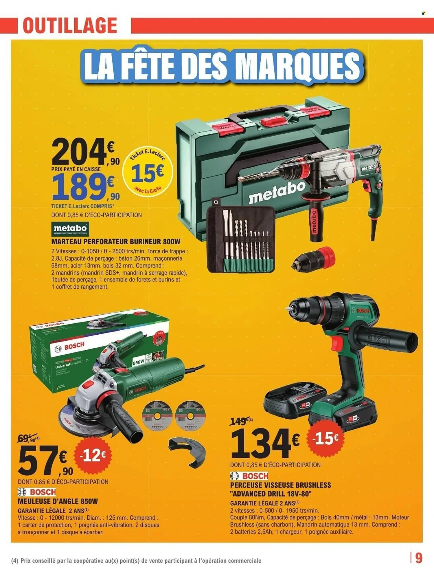 Catalogue E.Leclerc Brico du 21 octobre au 8 novembre 2025 - Catalogue page 9