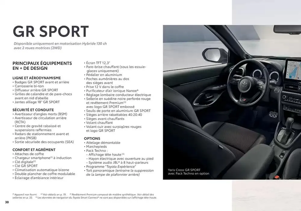 Toyota Yaris Cross  du 27 mars au 27 mars 2026 - Catalogue page 30